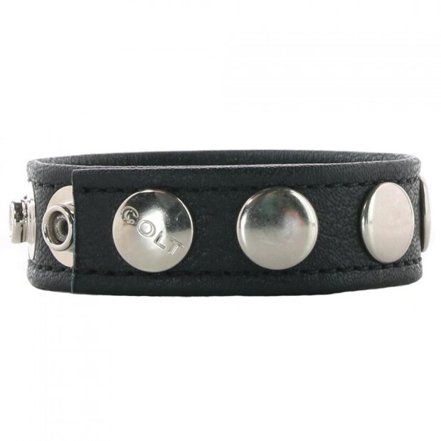 Colt Adjustable 5 Snap Leather Strap