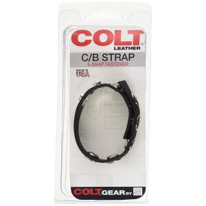 Colt Adjustable 5 Snap Leather Strap