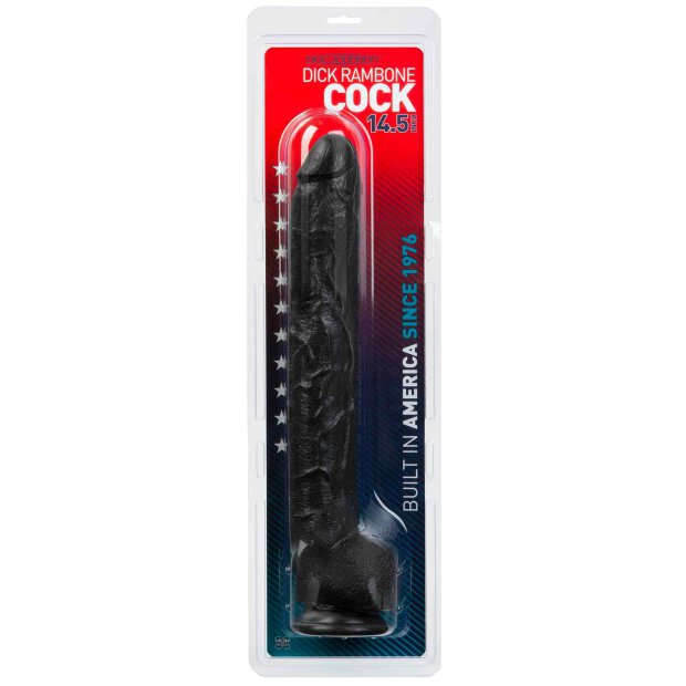 Classic Dick Rambone Cock Black 42.5cm