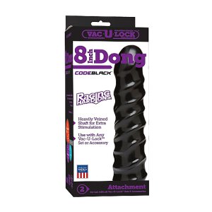 Vac-U-Lock CodeBlack Raging Hard-Ons Dong 8.00 inch