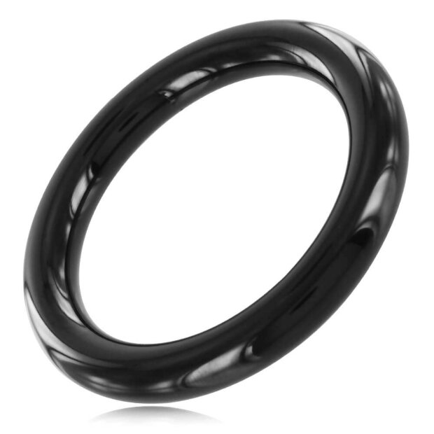 Black Line - Stainless Steel Cock Ring 8 mm x 45 mm
