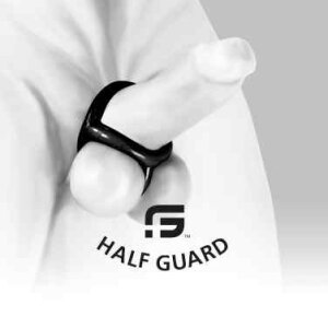 Sport Fucker Penis Ring with Testicle Ring Half Guard Ice...