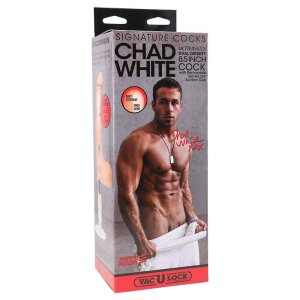 Vac-U-Lock Realistic Cocks Chad White 8.5 inch ULTRASKYN