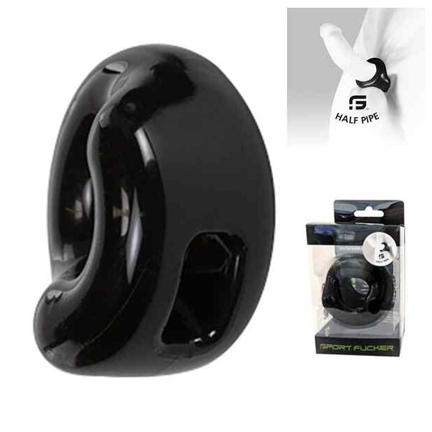 Cockring Sport Fucker Half Pipe Noir