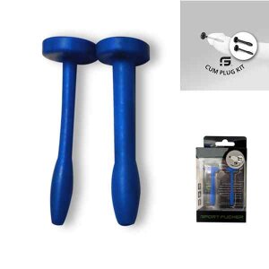 Sport Fucker Cum Plug Kit 5,08 cm Blau