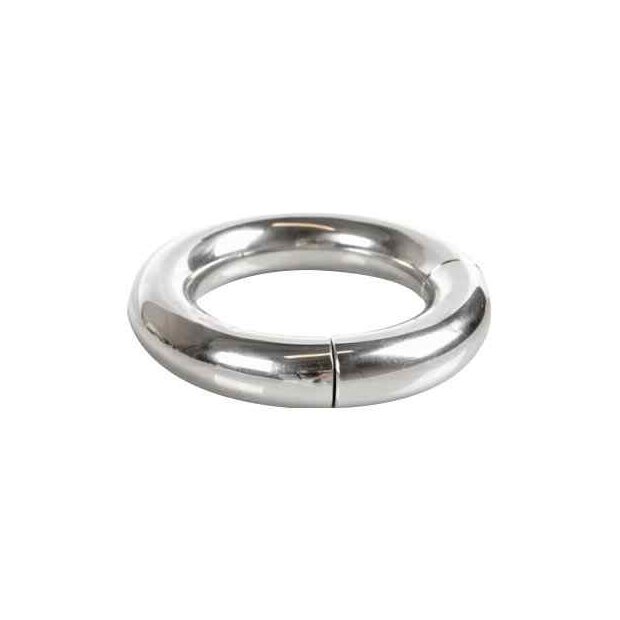 Stainless Steel Magnetic Donut Cock Ring 55 mm.