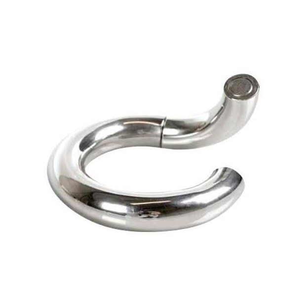 Stainless Steel Magnetic Donut Cock Ring 55 mm.