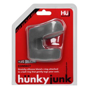 Hünkyjunk Connect Cock & Ball Tugger Ring - Stone