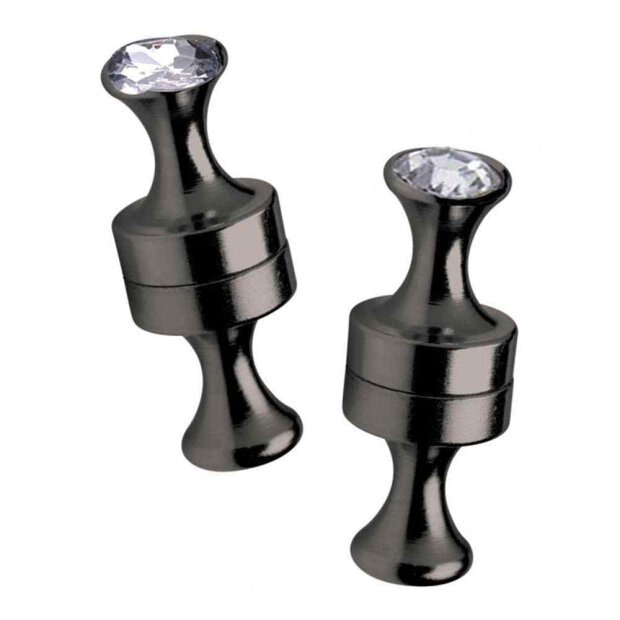 Black Line - Magnetic Power Pins Nipple Clamps