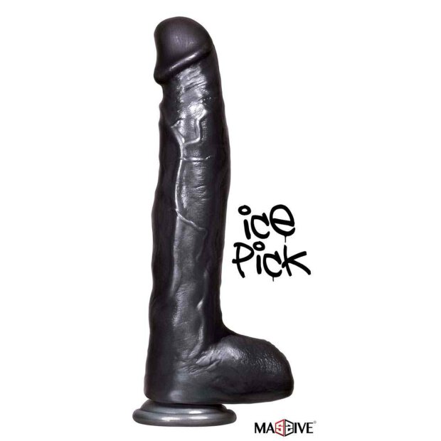 Big Black Cock Ice Pick 33 cm