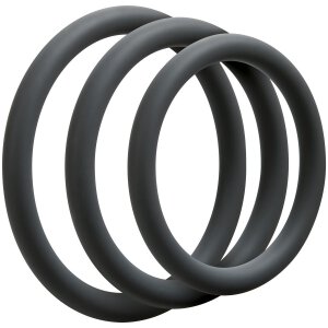 OptiMALE 3 C-Ring Set Thin Black
