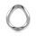 Stainless Steel Flared Cock Ring - Large - 10 mm. Thick &Oslash; 46