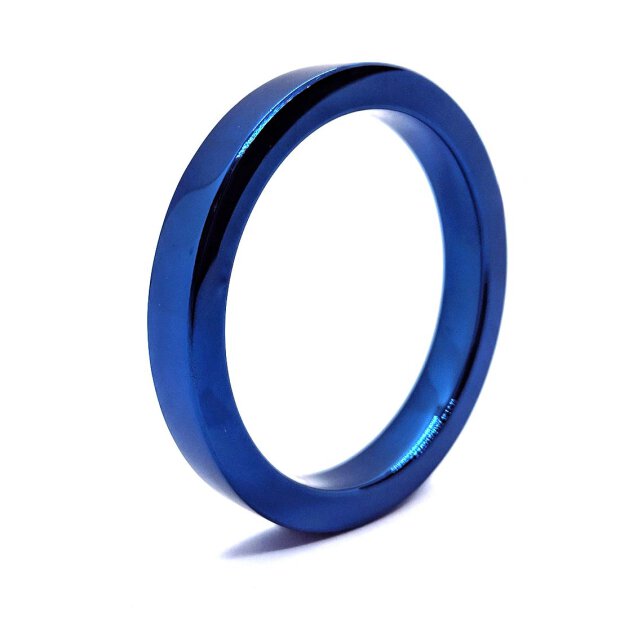 Stainless Steel BlueBoy 8 mm Ø 40 mm Flat Body Cock Ring