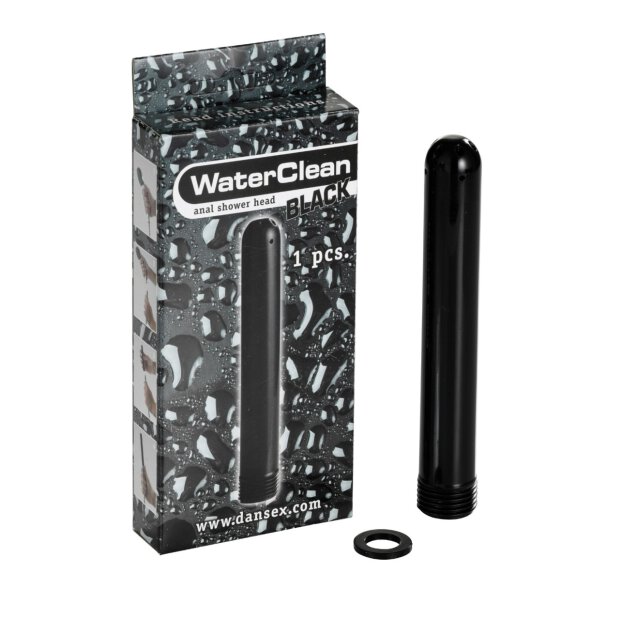 Anal Shower Nozzle Black Plastic