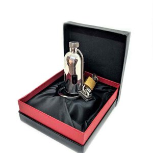 The Pleasure Dome Stainless Steel Chastity Cage