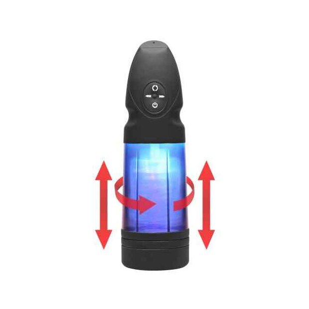 XR Brands Strobe Multi-Function Rechargeable Stroker