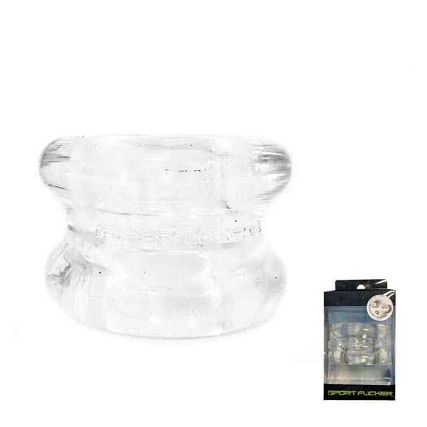 Sport Fucker TPE Muscle Ball Stretcher - transparent