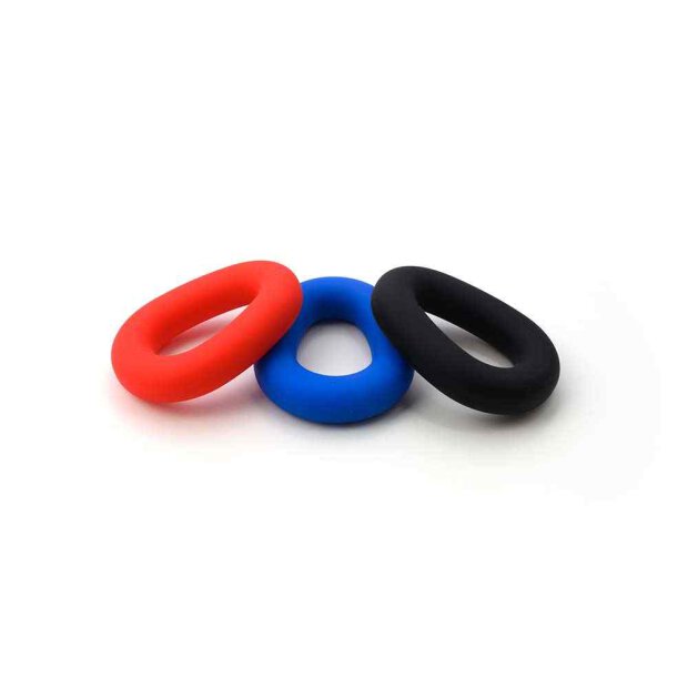 Liquid Silicone Hero Ring Blue