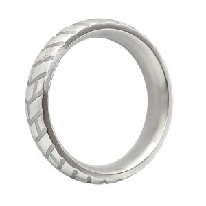 Stainless Steel Tire DoNut Cockring - Jumbo - 40 mm