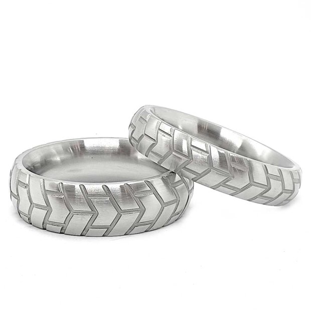 Stainless Steel Tire DoNut Cockring - Jumbo - 55 mm