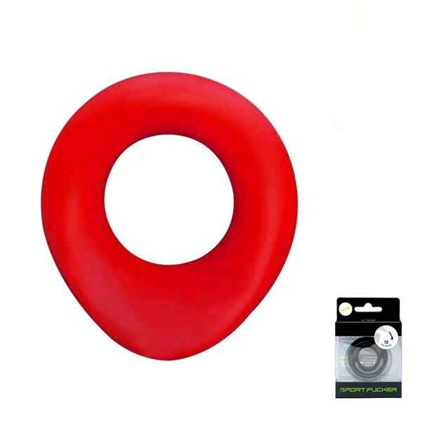 Sport Fucker Cale en silicone liquide Rouge
