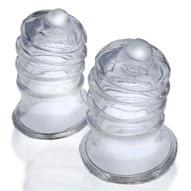 Hünkyjunk Elong Nipple Suckers (2x) - Clear