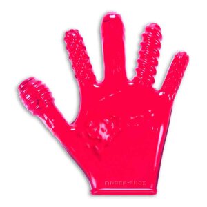 Oxballs Finger Fuck Textured Glove - Hot Pink