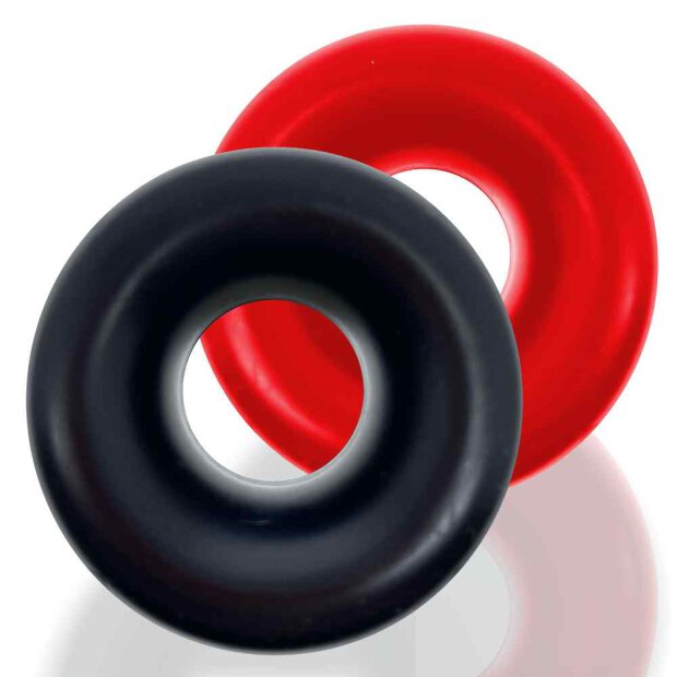 Oxballs Clone Duo 2-pack ballstretcher - Red / Black
