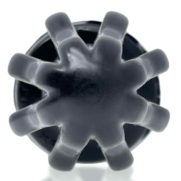 Oxballs Airhole Small Finned Buttplug - Black