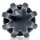 Oxballs - Airhole Medium Finned Buttplug - Black 5,67 cm