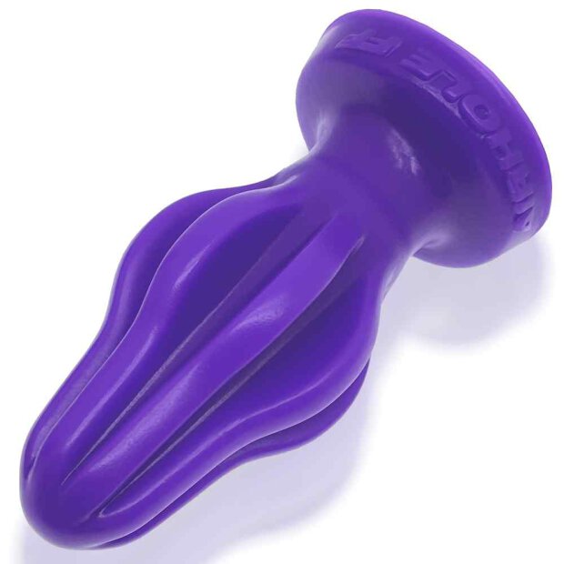 Oxballs - Airhole FF Finned Buttplug - Eggplant 8,5 cm