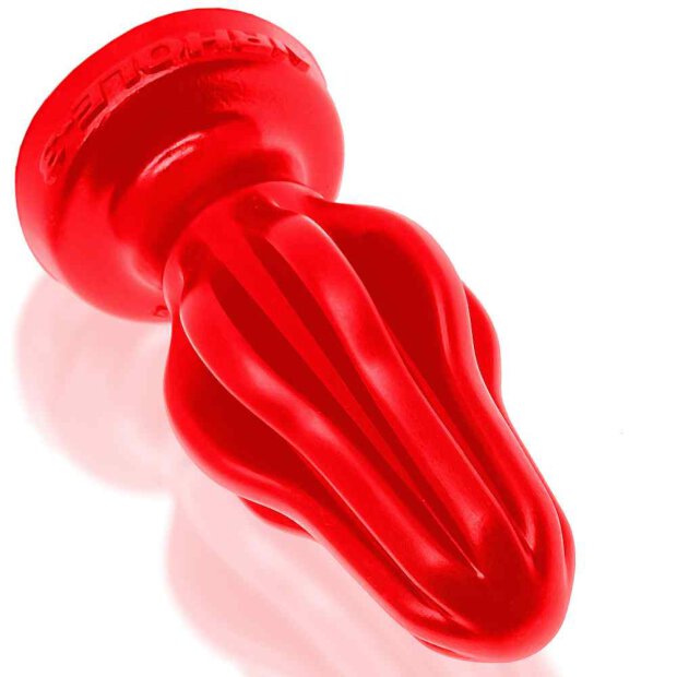 Oxballs Airhole Large Finned Buttplug - Red