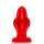 Oxballs - Airhole Large Finned Buttplug - Red 6,88 cm