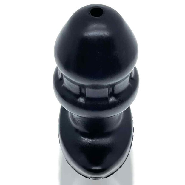 Oxballs - Drain-O Flow-Thru Buttplug - Black - Small