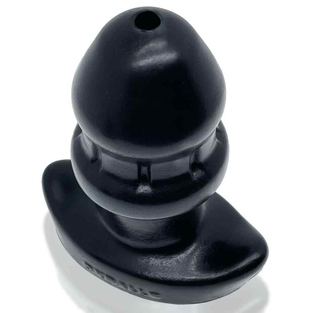 Oxballs - Drain-O Flow-Thru Buttplug - Black - Small