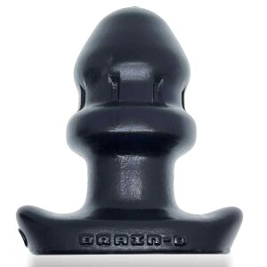 Oxballs - Drain-O Flow-Thru Buttplug - Black - Large