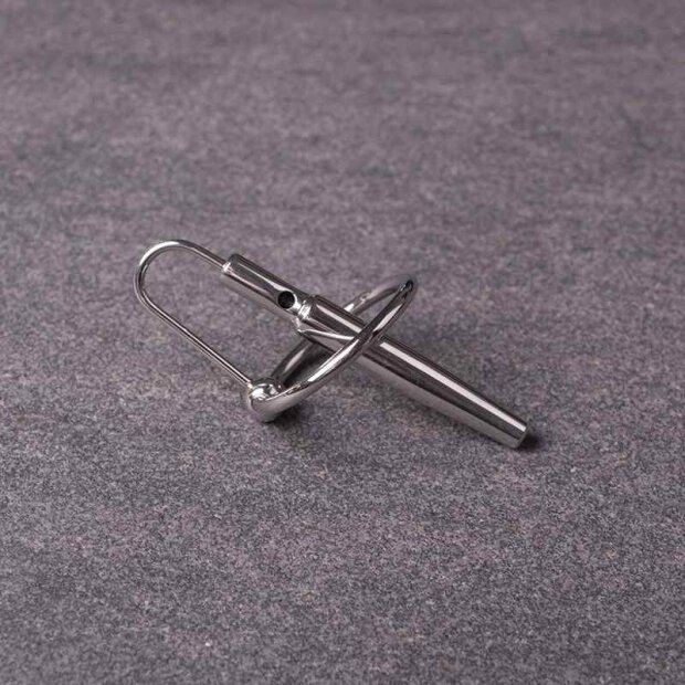 Hollow Penisplug with Glansring 25 mm