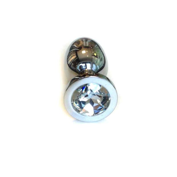 Jewel Buttplug Large Clear