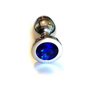 Jewel Buttplug Large Blue 3,7 cm