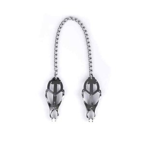 Clover Nipple Clamps with Chain