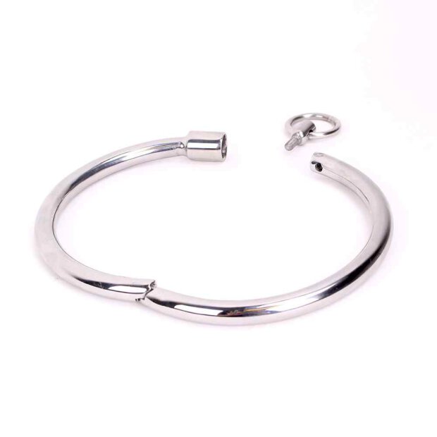 Cathedral Round Collar Keyless Gem Large