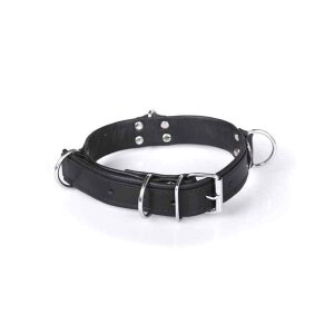 Deluxe Bondage Collar Black