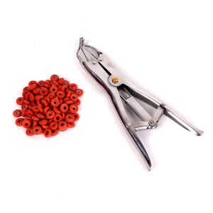 Tit Torture Pliers (with 50 rings pack)