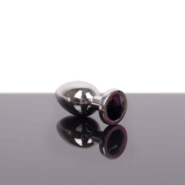 Jewel Buttplug Medium Black 2,9 cm