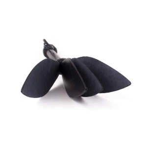 3-Fold Spade Slaper Black Leather