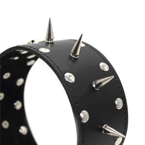 Leather Collar Spiked
