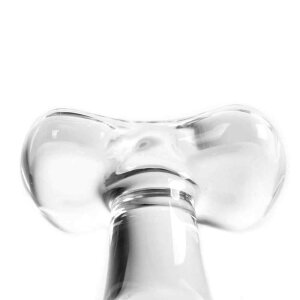 Kiotos - Glass Dildo Clear Butt Plug 4,2 cm