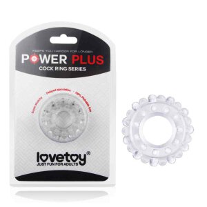 POWER PLUS Cockring 03 Clear