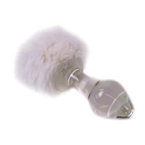Kiotos - Glass Buttplug White Tickler 4 cm