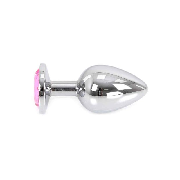 Buttplug Aluminium Pink Large 4,0 cm